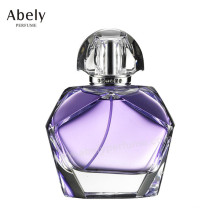 3.4fl. Bouteille de parfum en verre poli unique Oz